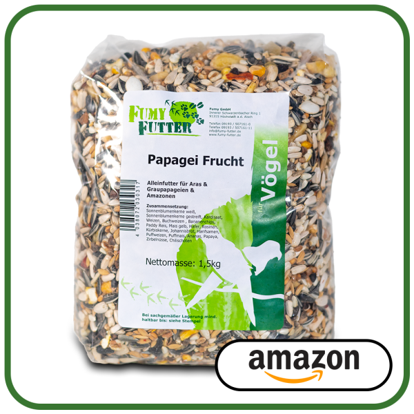 FumyFutter Papagei Frucht 1,5 kg